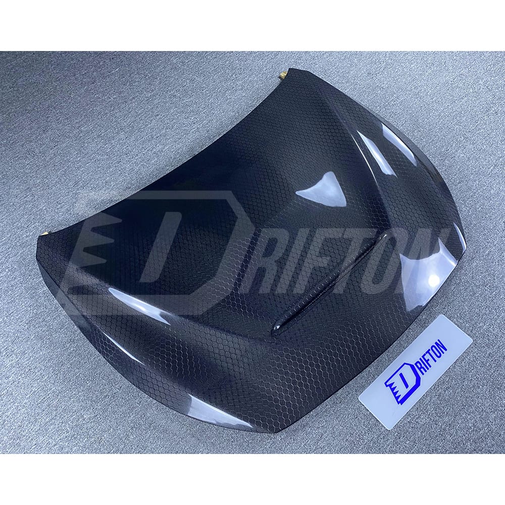 GTS Style Honeycomb Carbon Fiber Hood Bonnet For INFINITI Q50 2013-2024
