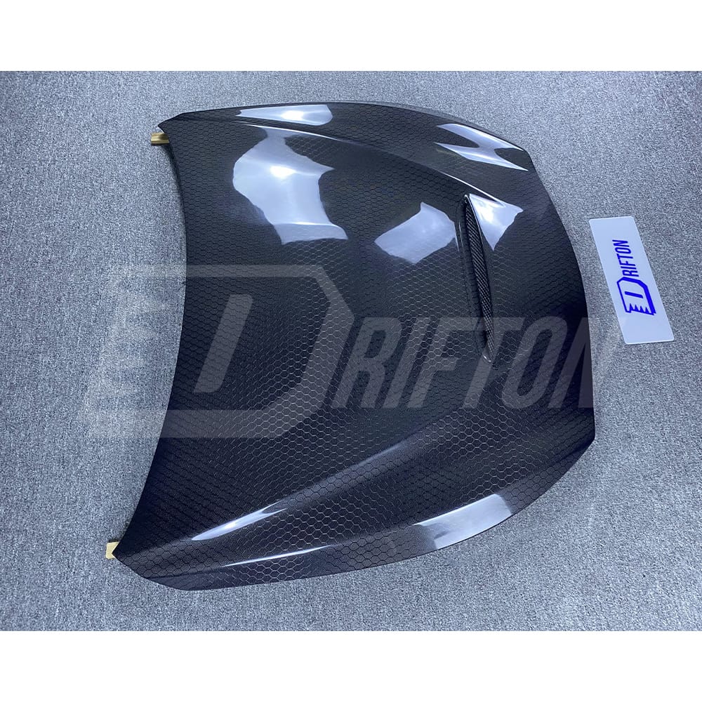 GTS Style Honeycomb Carbon Fiber Hood Bonnet For INFINITI Q50 2013-2024