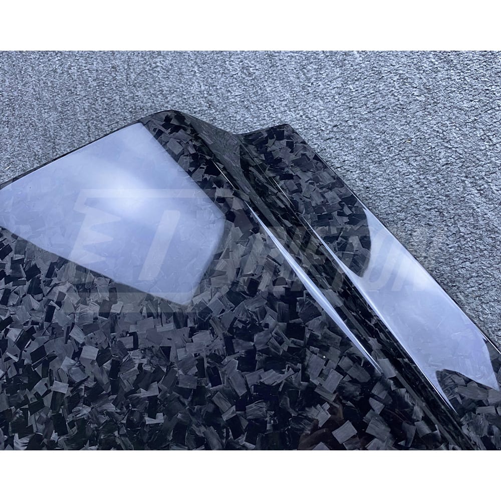 GT4 LMS Style Forged Dry Carbon Fiber Side Blade For Audi R8 2016-2024