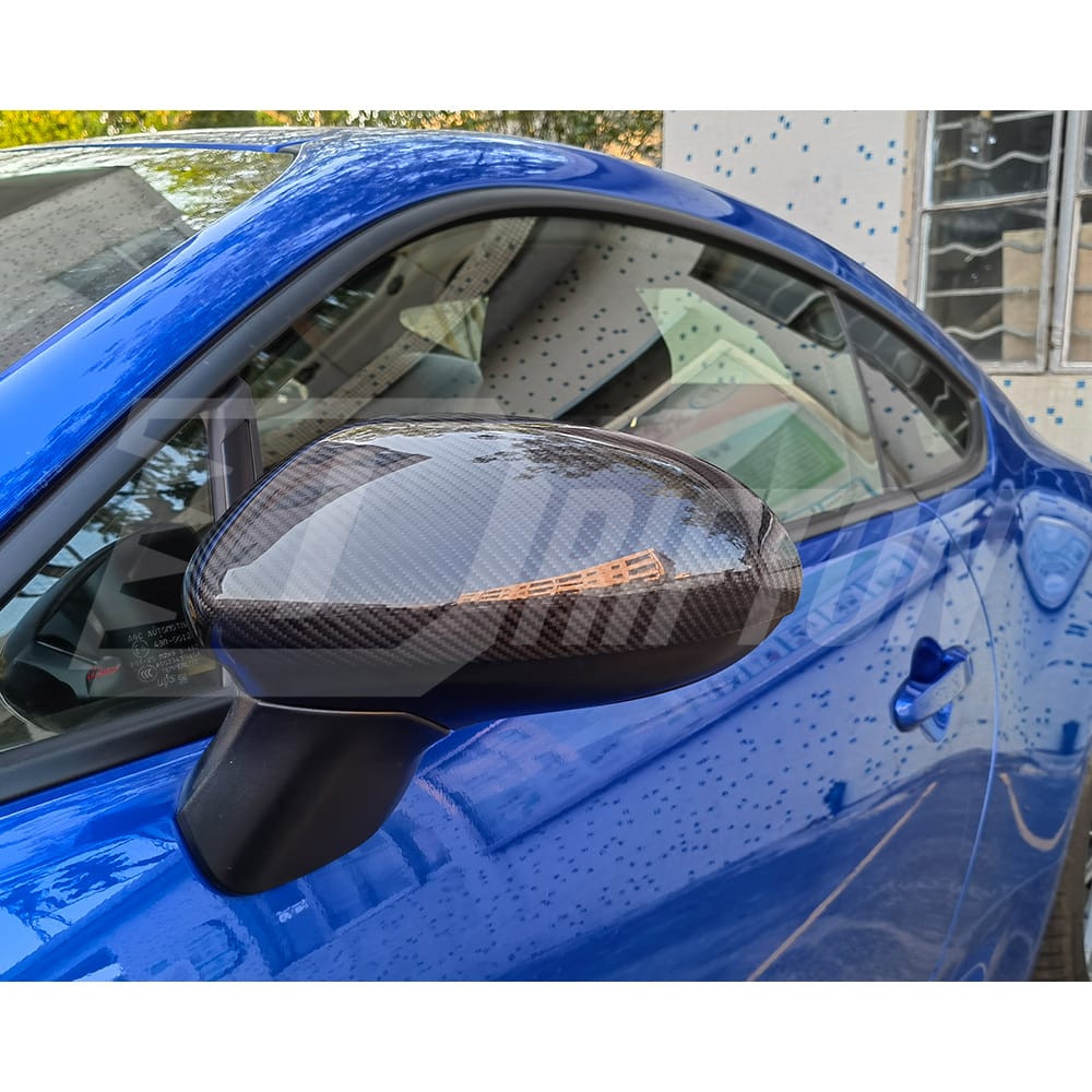 Dry Carbon Fiber Mirror Cover For Subaru BRZ ZD8 Toyota GR86 ZN8 2022-2025
