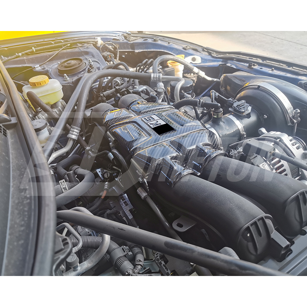 HKS Style Carbon Fiber Engine Bay Cover For Subaru BRZ ZD8 Toyota GR86 ZN8 FA24 2022-2025