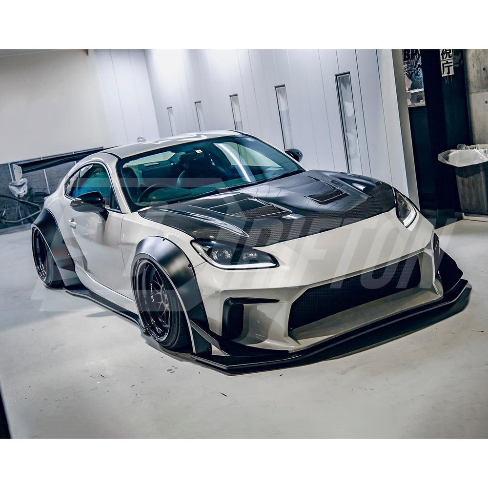 LB Style FRP Wide Body Kit & GT Wing & Carbon Fiber Hood For Subaru BRZ ZD8 Toyota GR86 ZN8 2022-2025