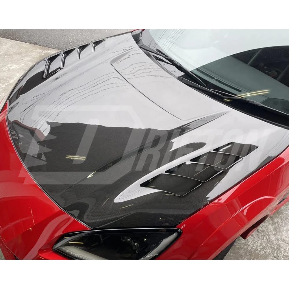 M Sport Style Carbon Fiber Hood For Subaru BRZ ZD8 Toyota GR86 ZN8 2022-2025