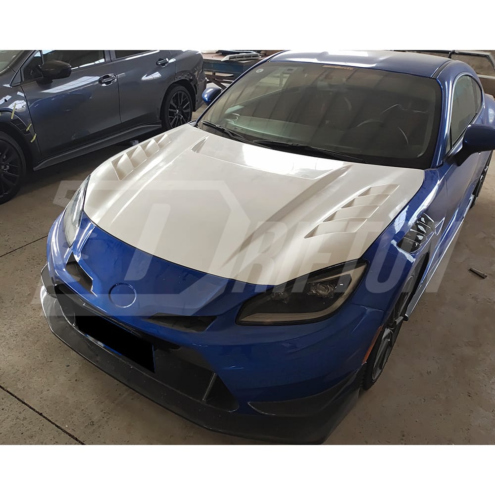 M Sport Style Carbon Fiber Hood For Subaru BRZ ZD8 Toyota GR86 ZN8 2022-2025