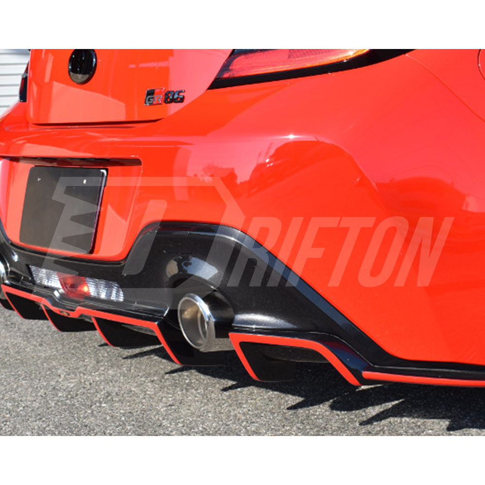 M Sport Style Carbon Fiber Rear Diffuser For Subaru BRZ ZD8 Toyota GR86 ZN8 2022-2025