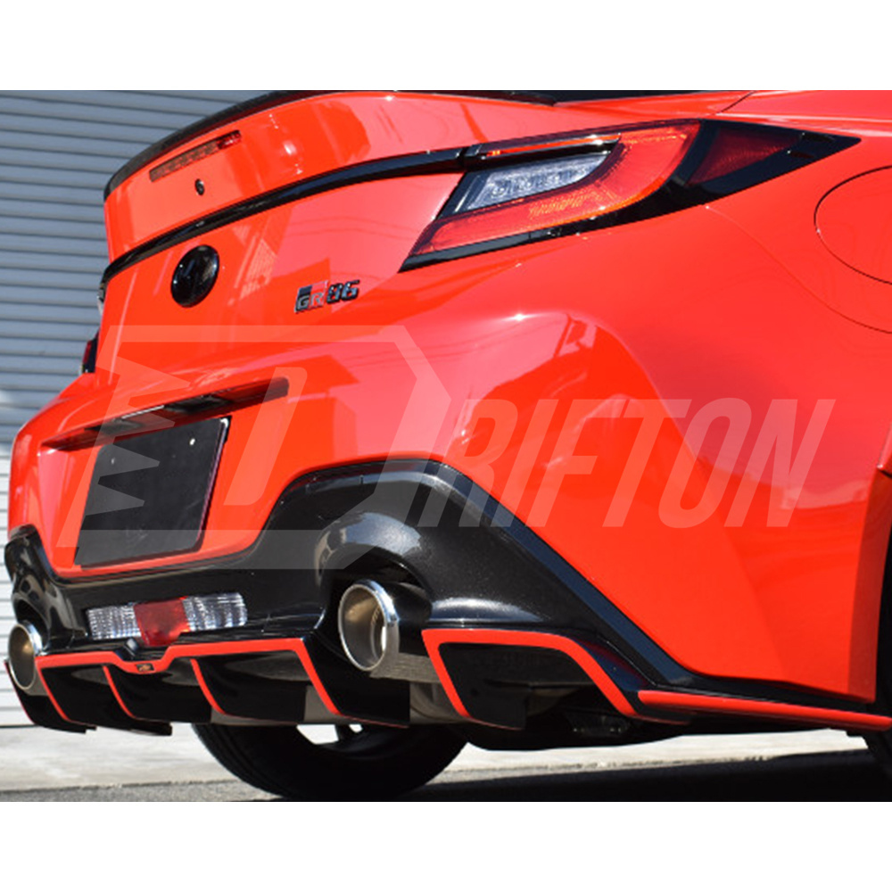 M Sport Style Carbon Fiber Rear Diffuser For Subaru BRZ ZD8 Toyota GR86 ZN8 2022-2025