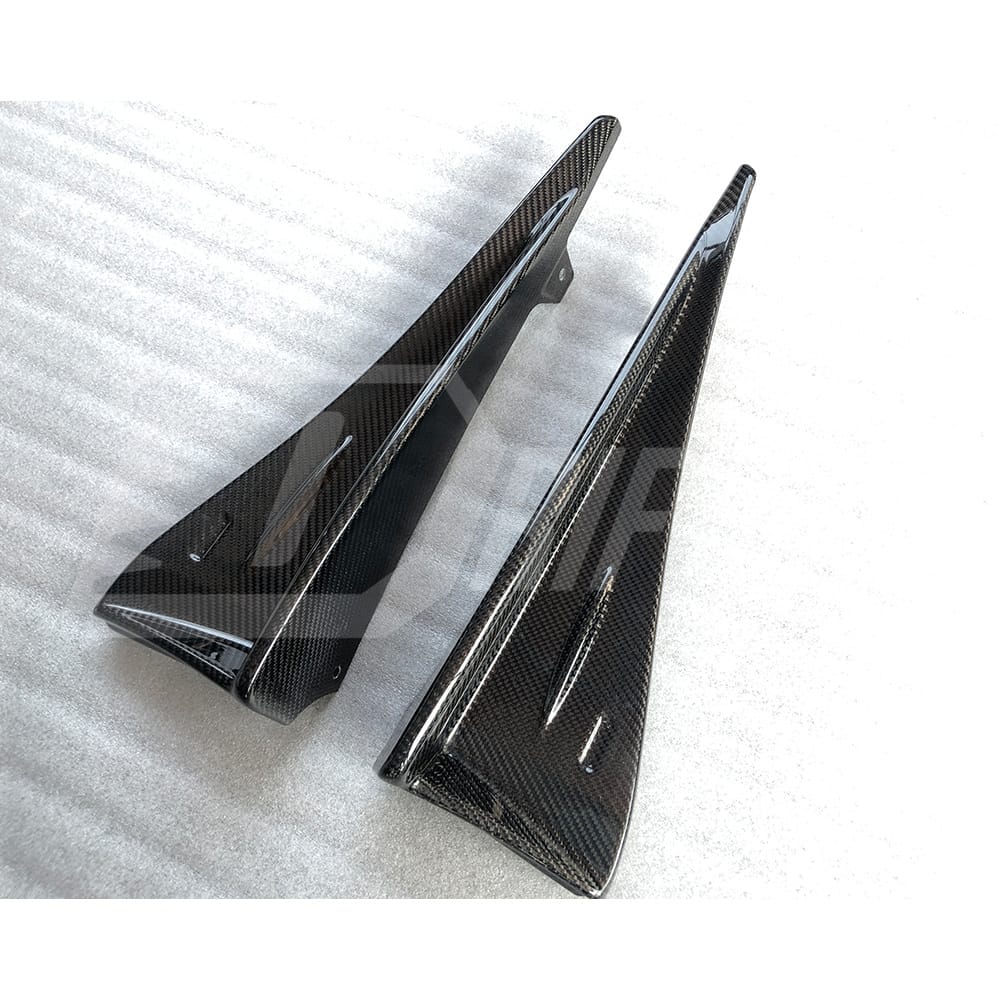 STI Style Carbon Fiber Side Skirt Splitters For Subaru BRZ ZD8 Toyota GR86 ZN8 2022-2025