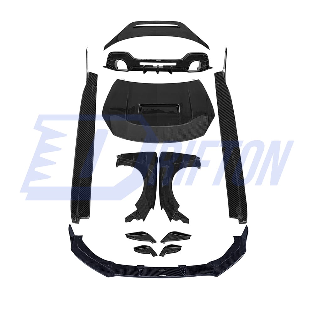 CMST Style Dry Carbon Fiber Front Bumper Canards For Subaru BRZ ZD8 Toyota GR86 ZN8 2022-2025
