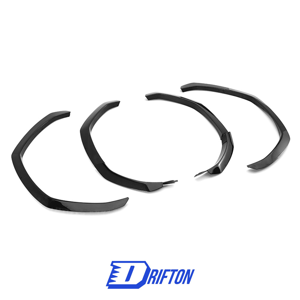 Performante Style Dry Carbon Fiber Wide Fender Extension Wheels Flares For Lamborghini URUS S 2023-2025