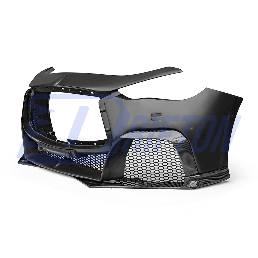 Project Black S Style Carbon Fiber Full Set Body Kit For Infiniti Q60 2016-2022