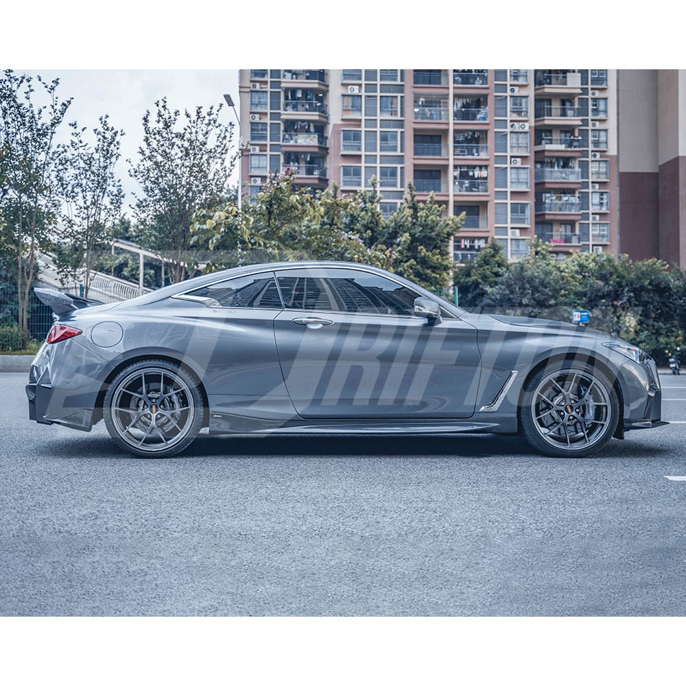 Project Black S Style Carbon Fiber Full Set Body Kit For Infiniti Q60 2016-2022