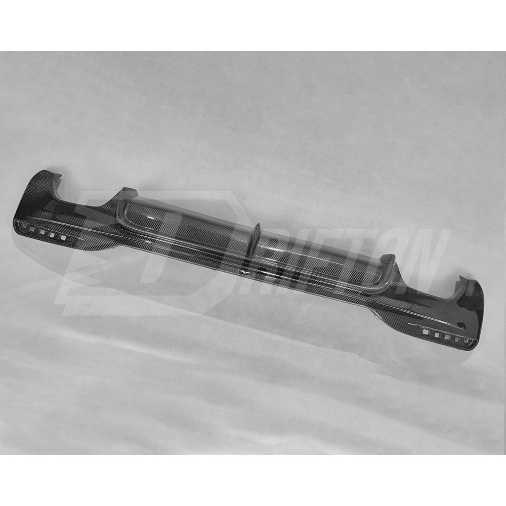 AC Style Carbon Fiber Rear Diffuser For BMW 5 Series G30 G38 2017-2023