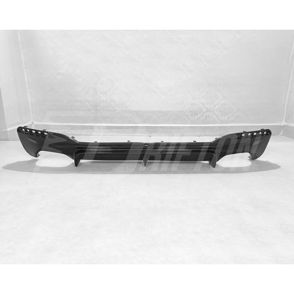 AC Style Carbon Fiber Rear Diffuser For BMW 5 Series G30 G38 2017-2023