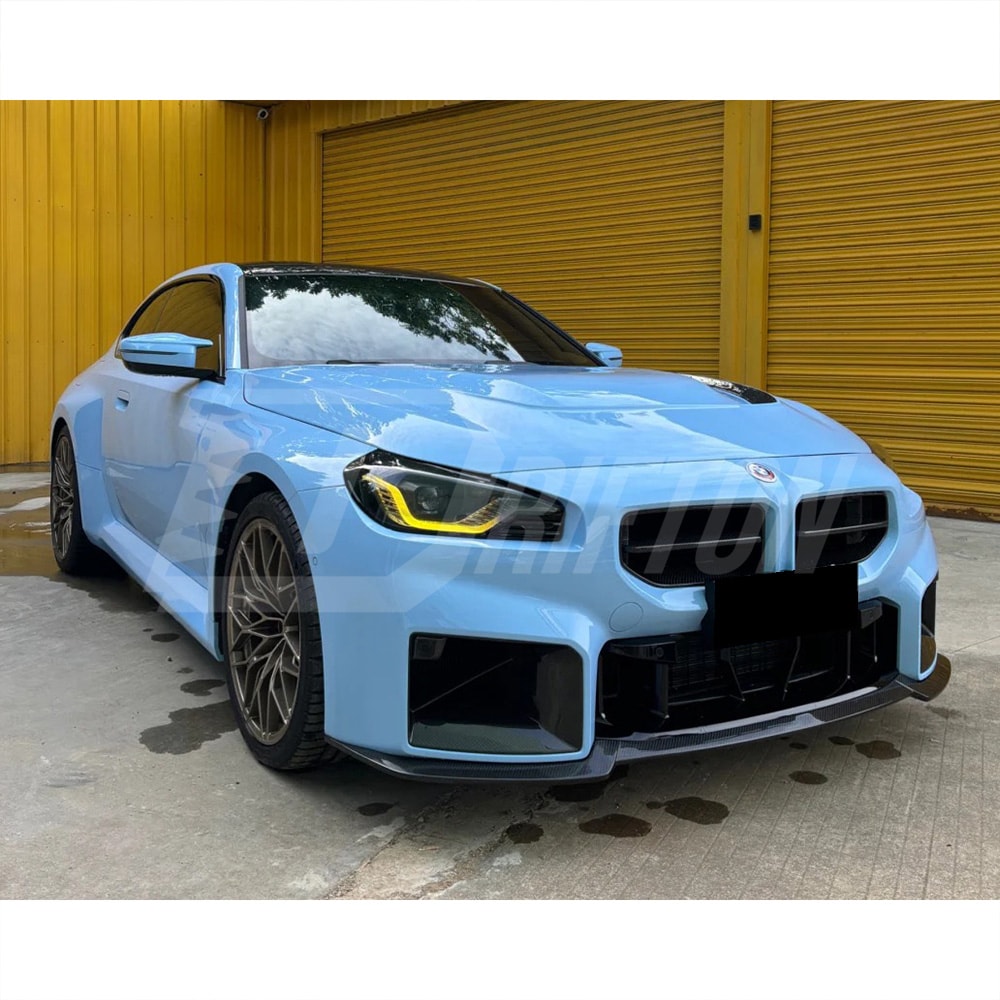 AP Style Dry Carbon Fiber Front Lip For BMW G87 M2 2023