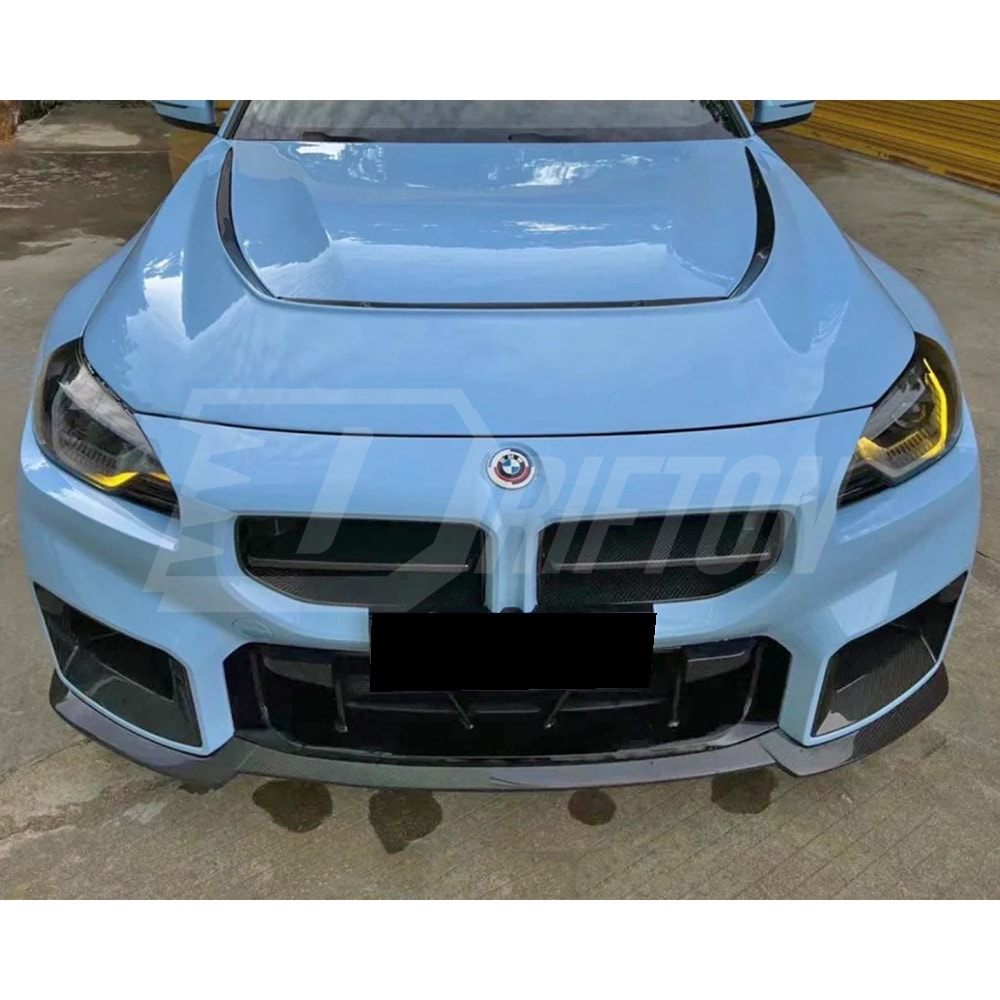 AP Style Dry Carbon Fiber Front Lip For BMW G87 M2 2023