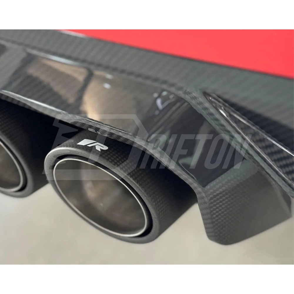 AP V2 Style Dry Carbon Fiber Rear Diffuser For BMW G87 M2 2023