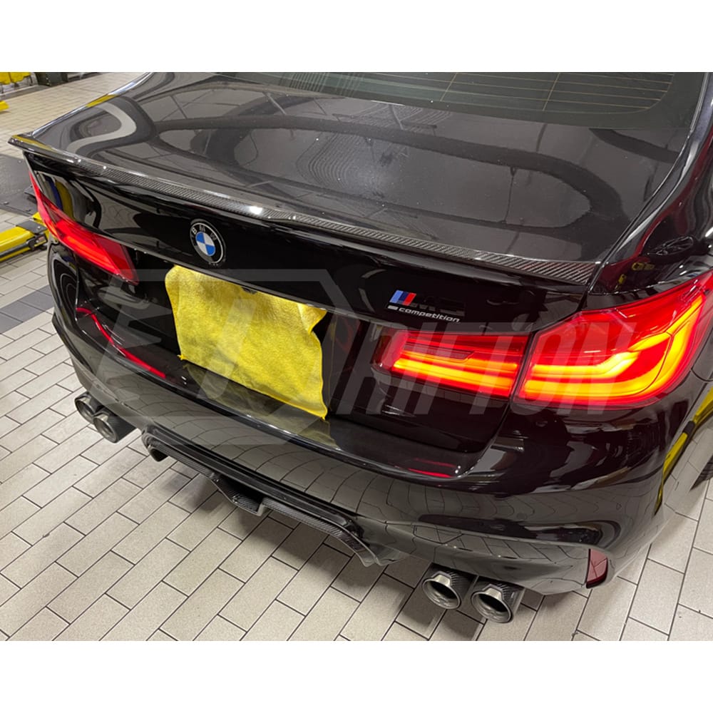 CS Style Carbon Fiber Rear Diffuser For BMW 5 Series F90 M5 2017-2023
