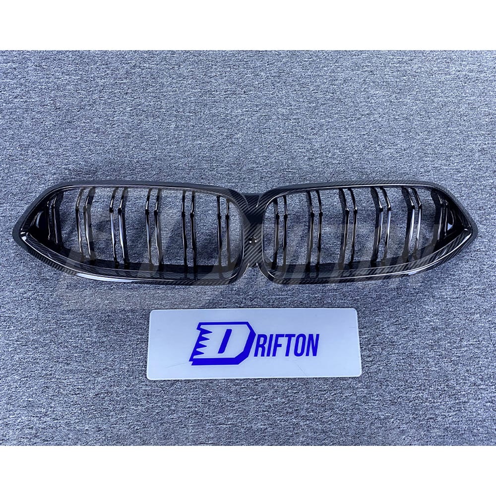 Dry Carbon Fiber Front Grille For BMW 8 Series G14 G15 G16 2018-2022