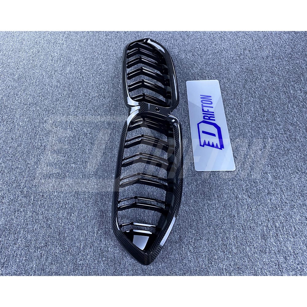 Dry Carbon Fiber Front Grille For BMW 8 Series G14 G15 G16 2018-2022