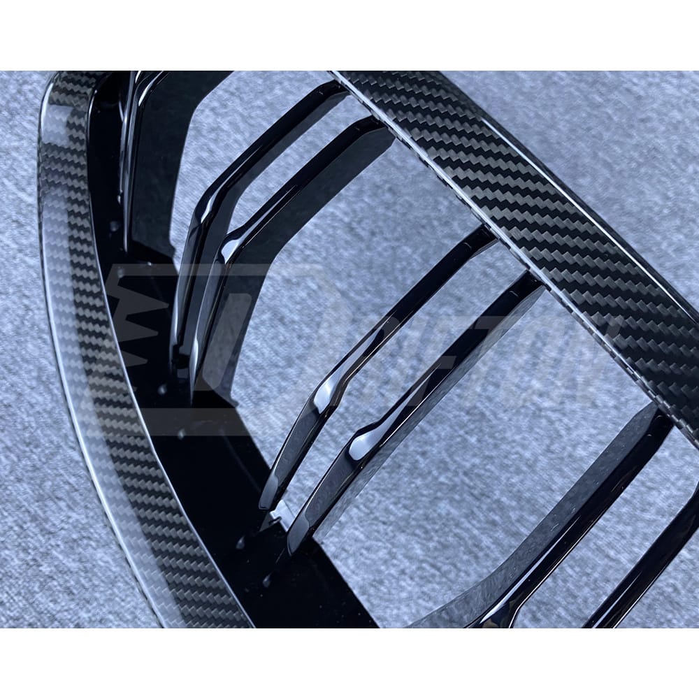 Dry Carbon Fiber Front Grille For BMW 8 Series G14 G15 G16 2018-2022