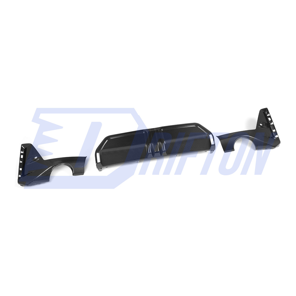 MMP Style Dry Carbon Fiber Rear Diffuser Set For BMW 3 Serises G20 LCI 2023-On