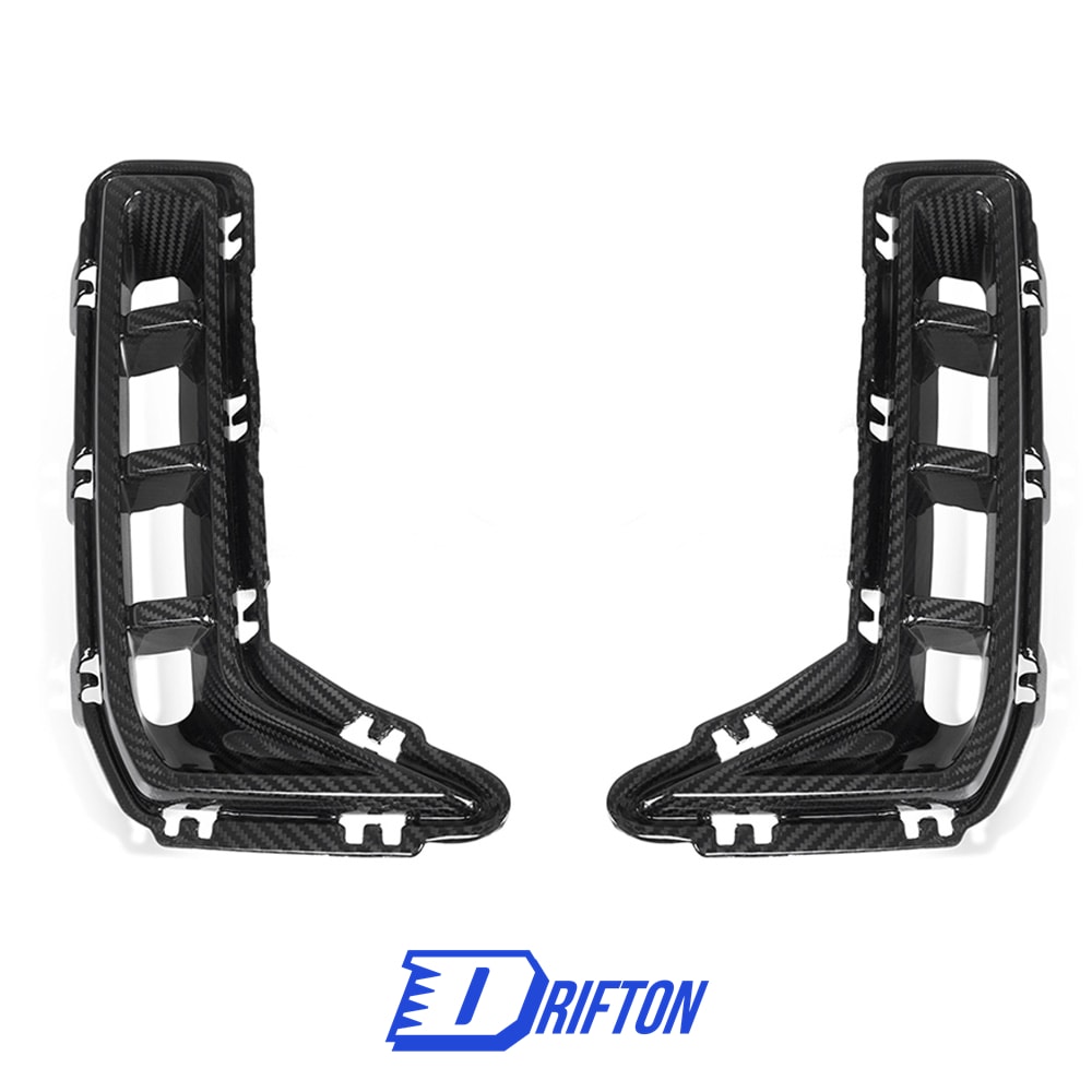 MP Style Dry Carbon Fiber Front Bumper Side Vent For BMW X5 G05 LCI 2024-On