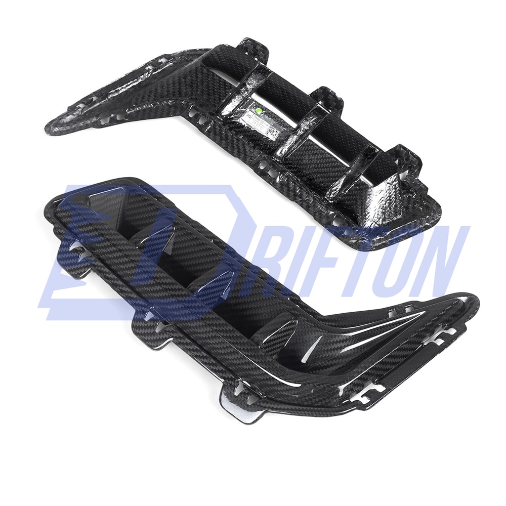MP Style Dry Carbon Fiber Front Bumper Side Vent For BMW X5 G05 LCI 2024-On