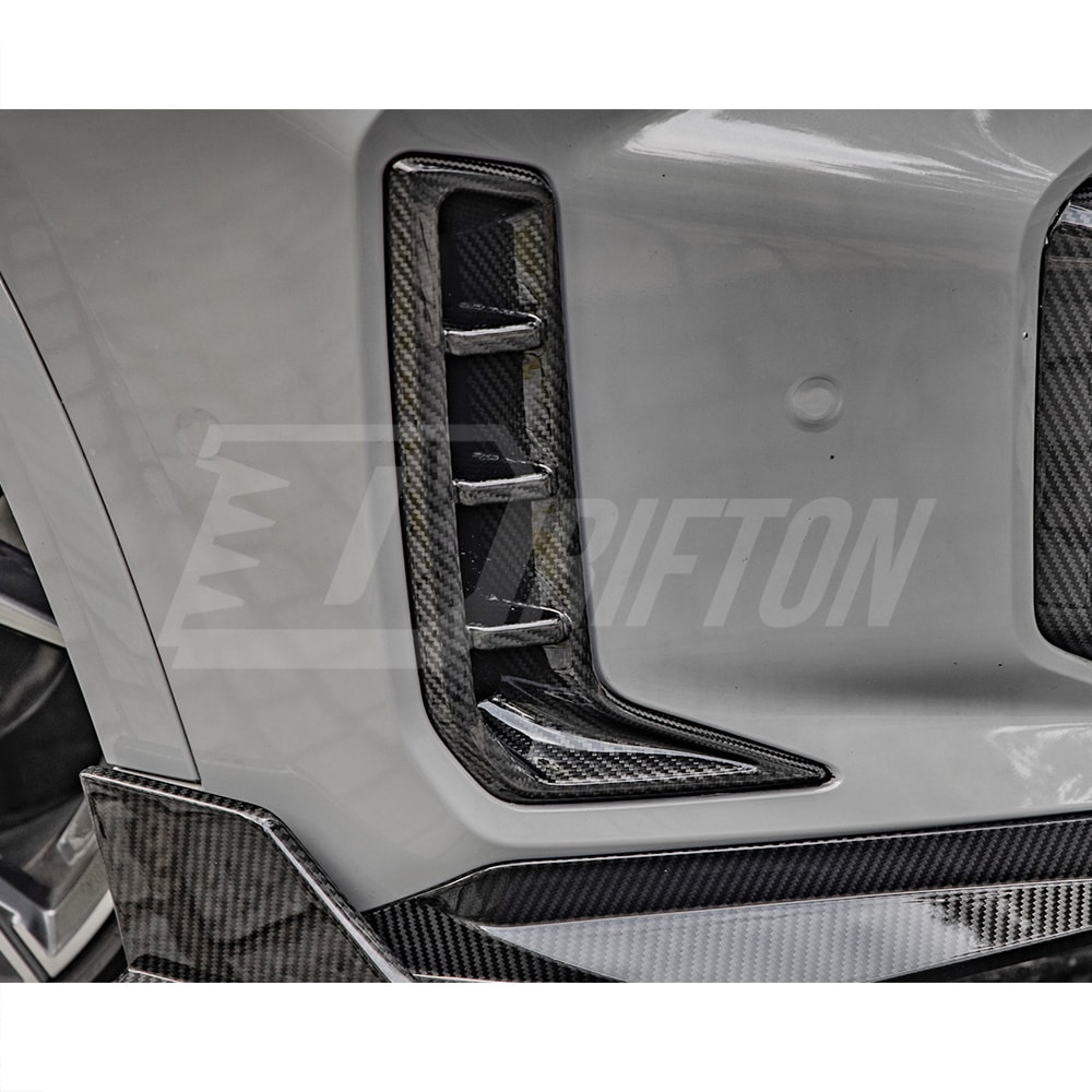 MP Style Dry Carbon Fiber Front Bumper Side Vent For BMW X5 G05 LCI 2024-On
