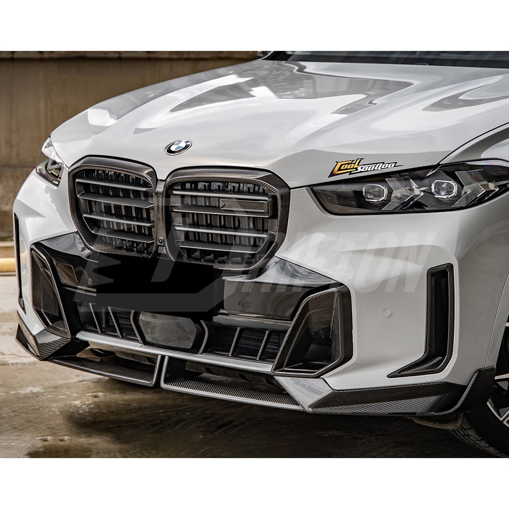 MP Style Dry Carbon Fiber Front Lip Splitter For BMW X5 G05 LCI 2024-On