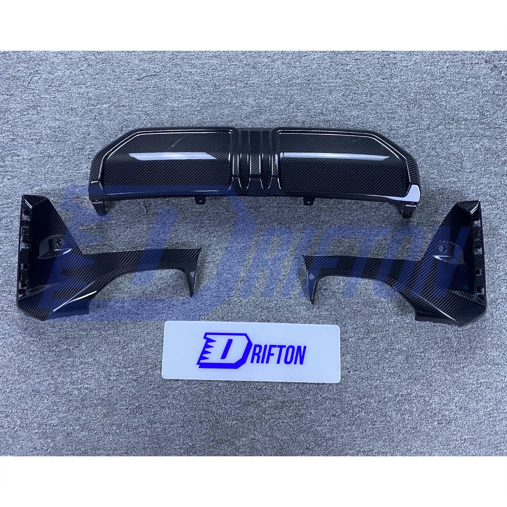 MP Style Dry Carbon Fiber Rear Diffuser Set For BMW 3 Serises G20 M340i LCI 2023-On