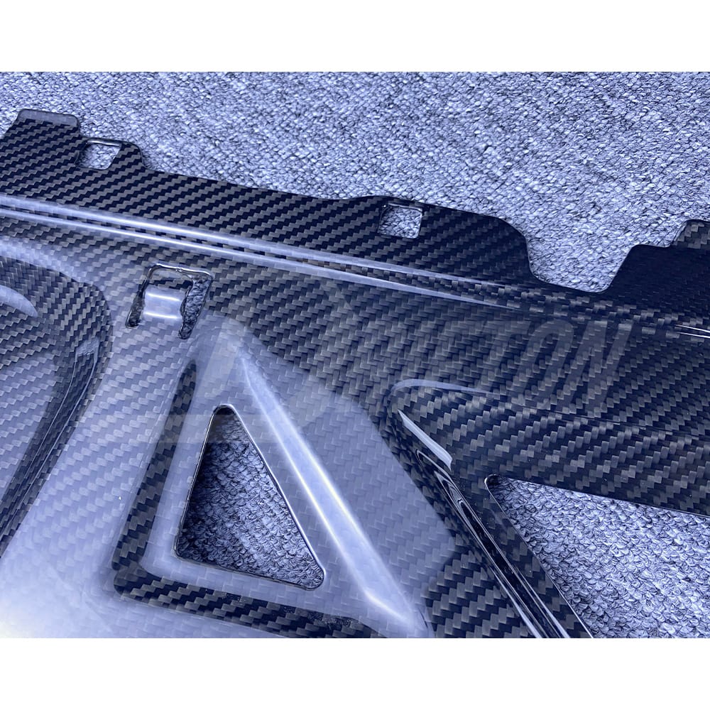 OEM Style Dry Carbon Fiber Cooling Shroud Trim Cover For BMW G82 M4 G80 M3 2020-2024