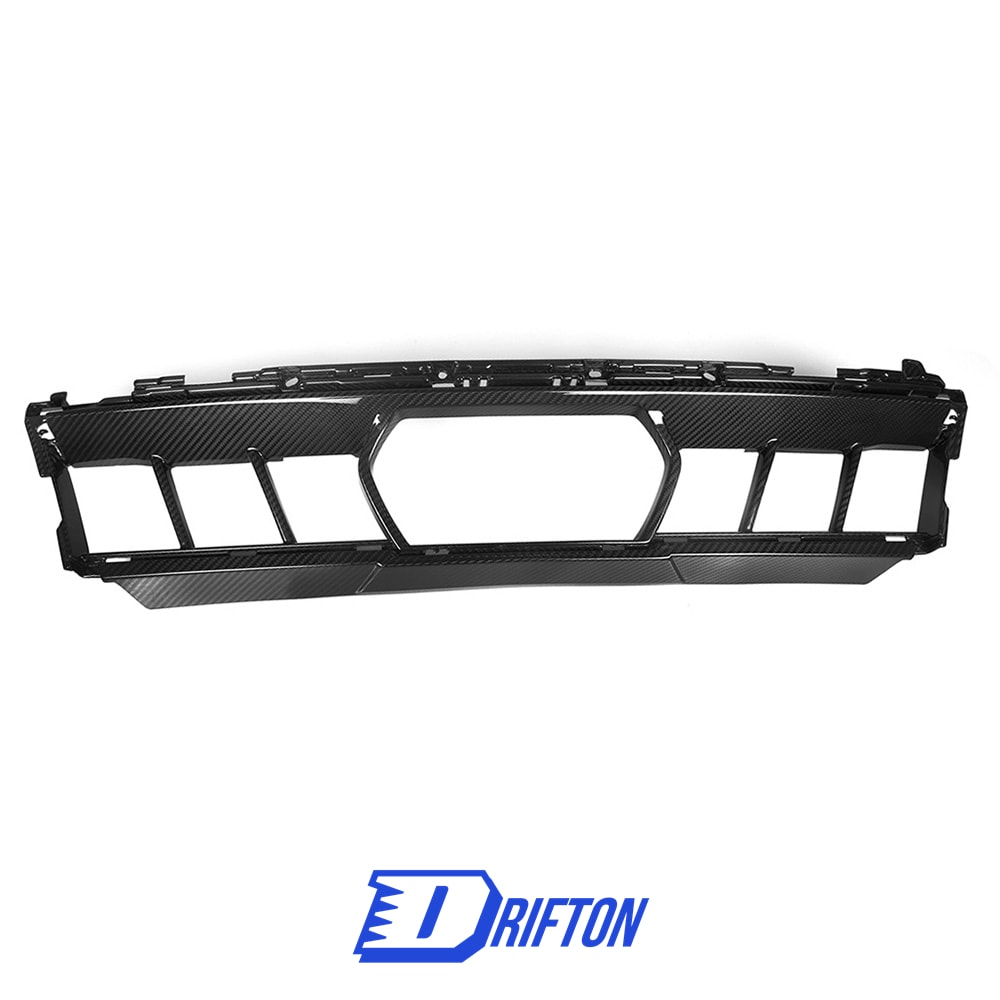 OEM Style Dry Carbon Fiber Front Bumper Center Trim For BMW X5 G05 LCI 2024-On