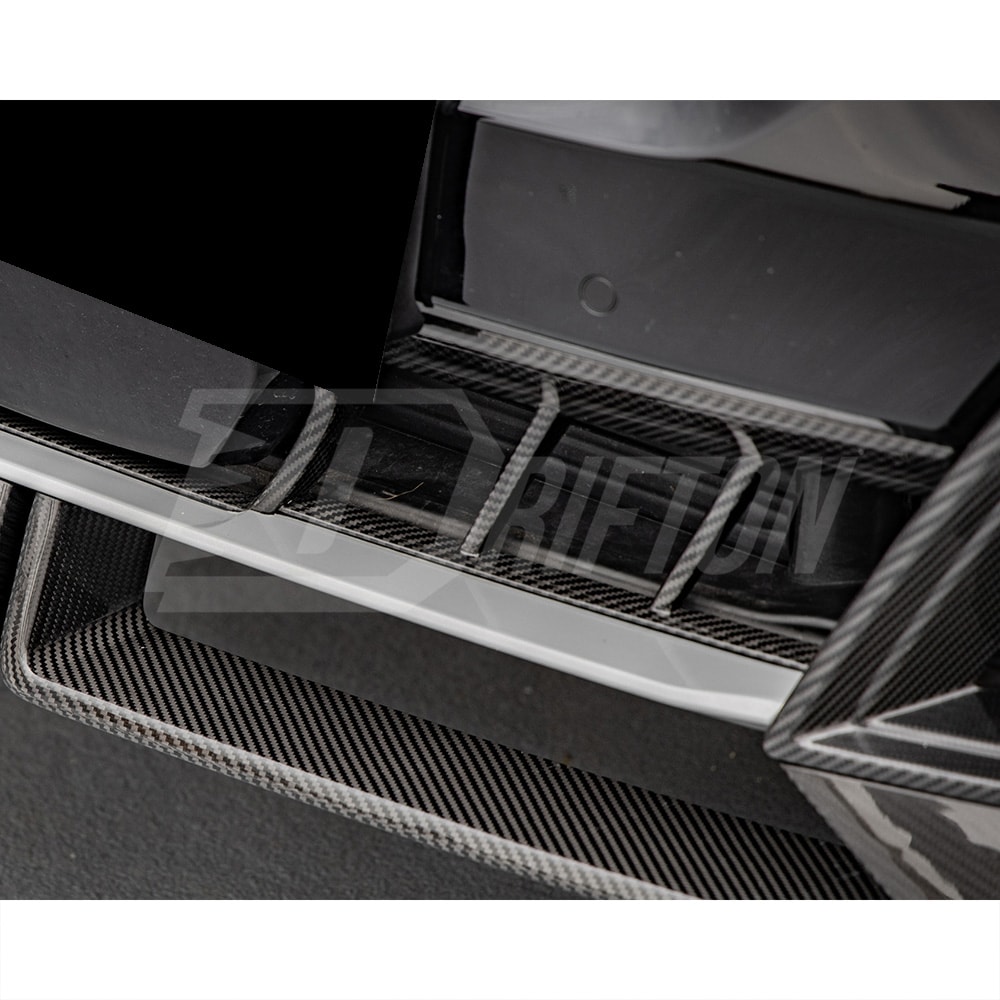 OEM Style Dry Carbon Fiber Front Bumper Center Trim For BMW X5 G05 LCI 2024-On