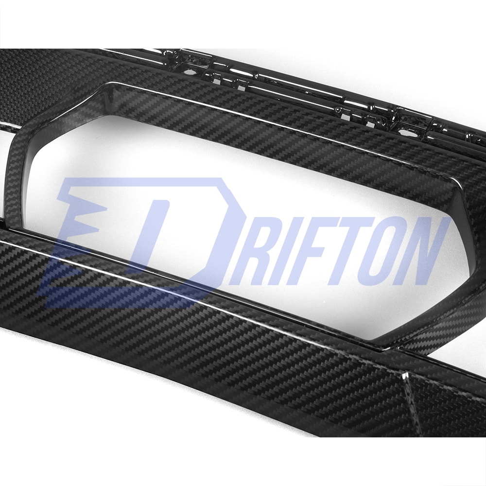 OEM Style Dry Carbon Fiber Front Bumper Center Trim For BMW X5 G05 LCI 2024-On