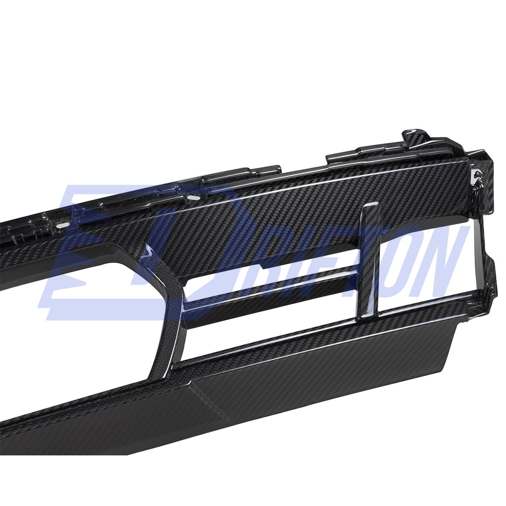 SQ Style Dry Carbon Fiber Front Bumper Center Trim For BMW X5 G05 LCI 2024-On