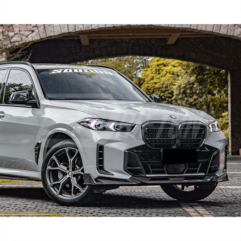 SQ Style Dry Carbon Fiber Front Lip For BMW X5 G05 LCI 2024-On