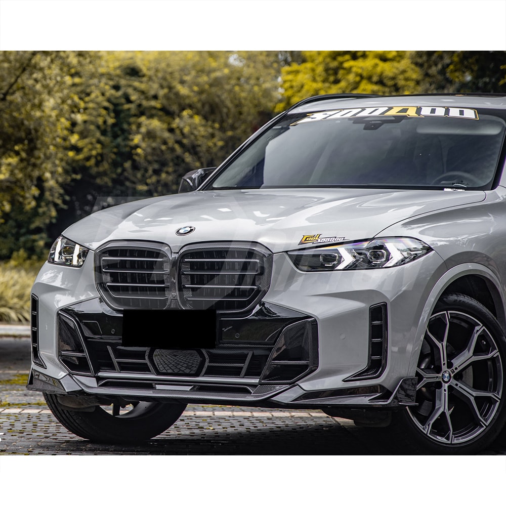 SQ Style Dry Carbon Fiber Front Lip For BMW X5 G05 LCI 2024-On