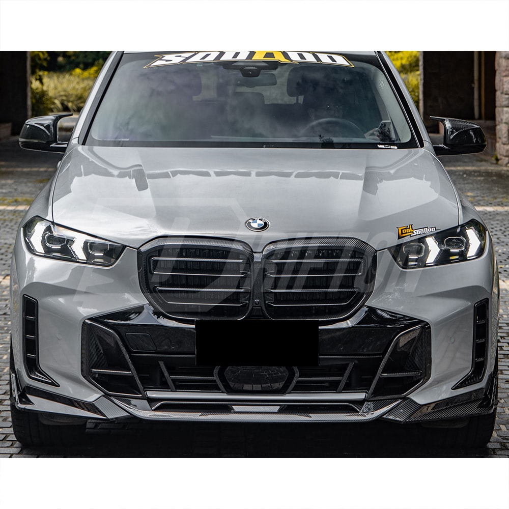 SQ Style Dry Carbon Fiber Front Lip For BMW X5 G05 LCI 2024-On