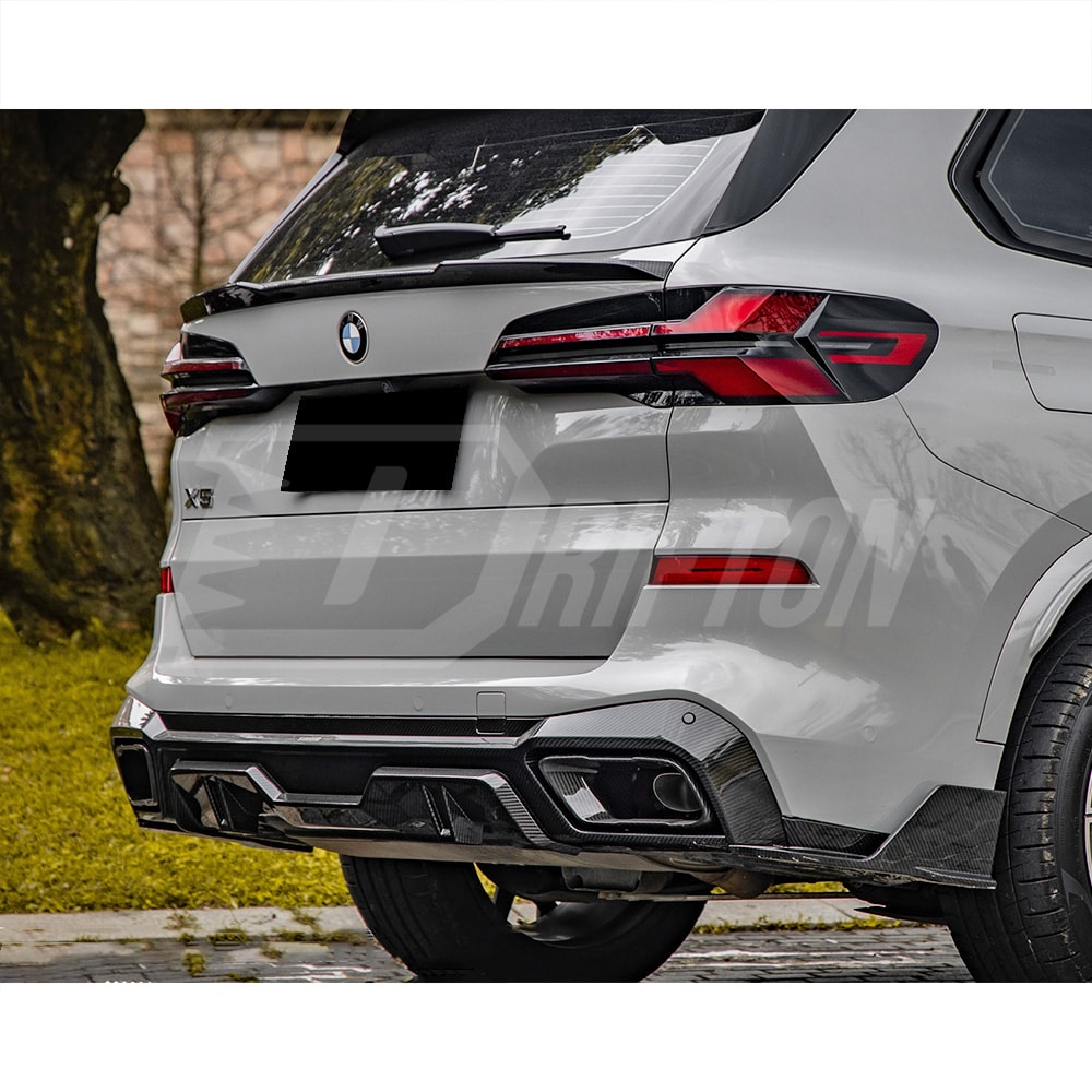 SQ Style Dry Carbon Fiber Rear Diffuser For BMW X5 G05 2019-On