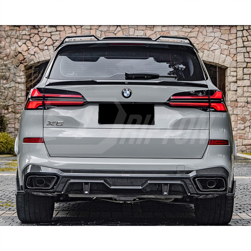 SQ Style Dry Carbon Fiber Rear Diffuser For BMW X5 G05 2019-On