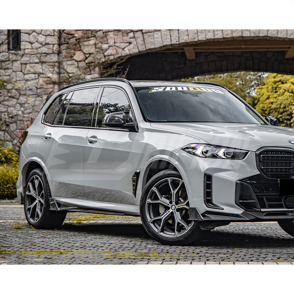 SQ Style Dry Carbon Fiber Side Skirt For BMW X5 G05 2019-On