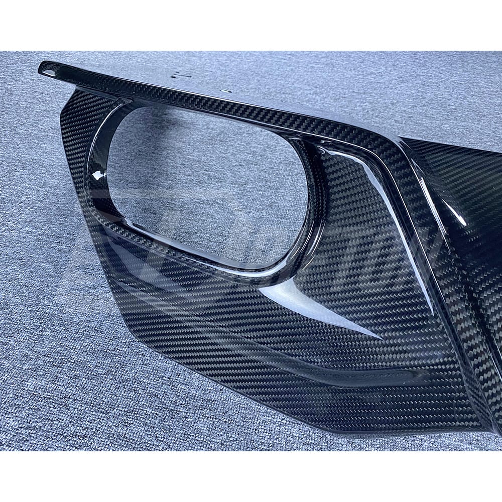 TAKD Style Dry Carbon Fiber Rear Diffuser For BMW 8 Series G14 G15 G16 2018-2022