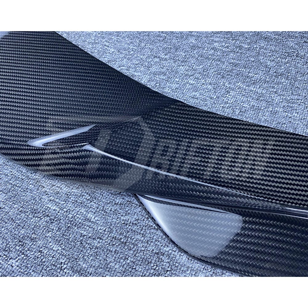 TAKD V2 Style Dry Carbon Fiber Front Lip For BMW 8 Series G14 G15 G16 2018-2022