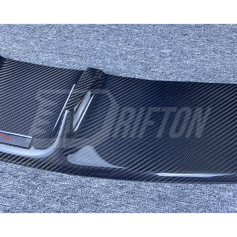 TAKD V2 Style Dry Carbon Fiber Front Lip For BMW 8 Series G14 G15 G16 2018-2022