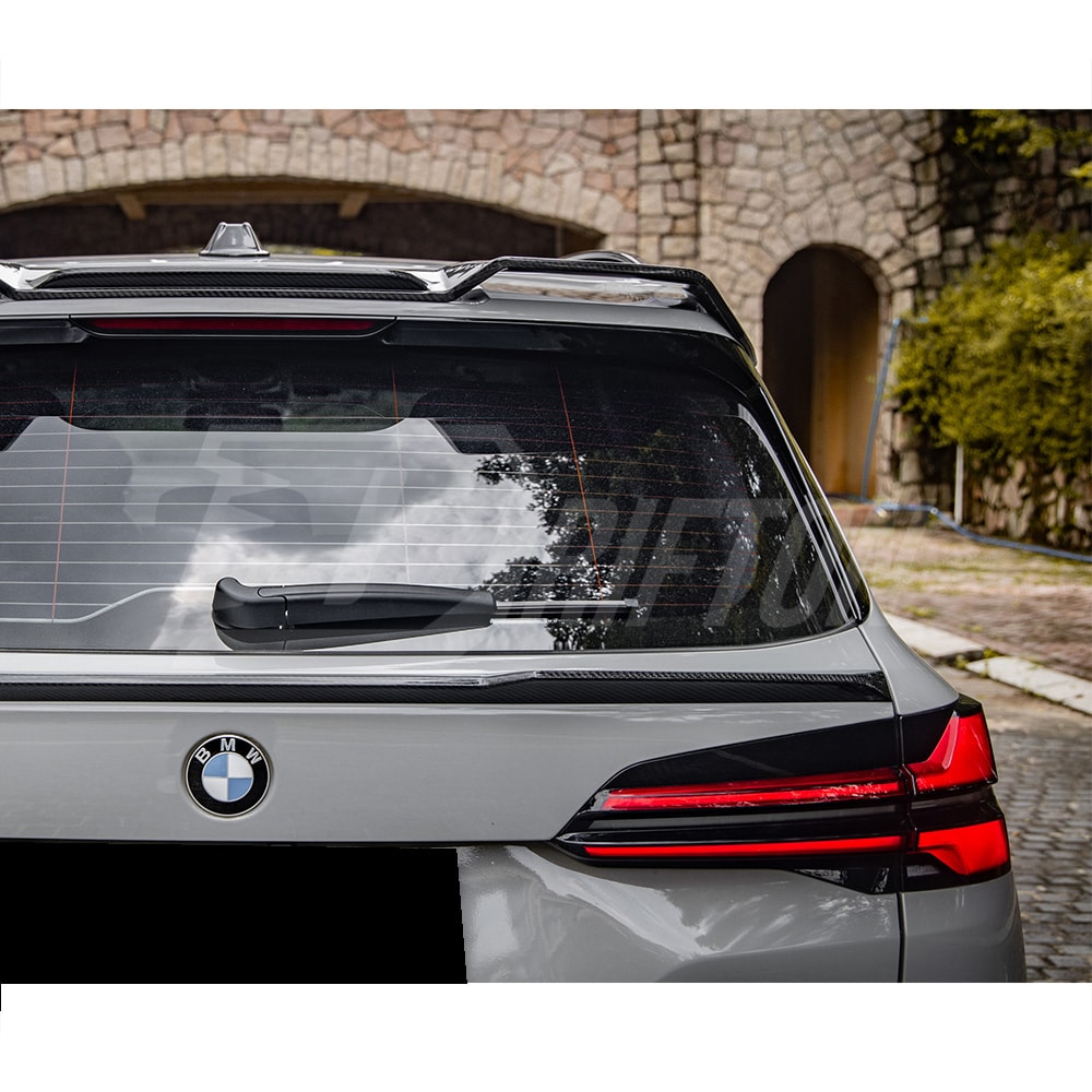 SQ Style Dry Carbon Fiber Rear Spoiler Ttrunk Wing For BMW X5 G05 2019-On