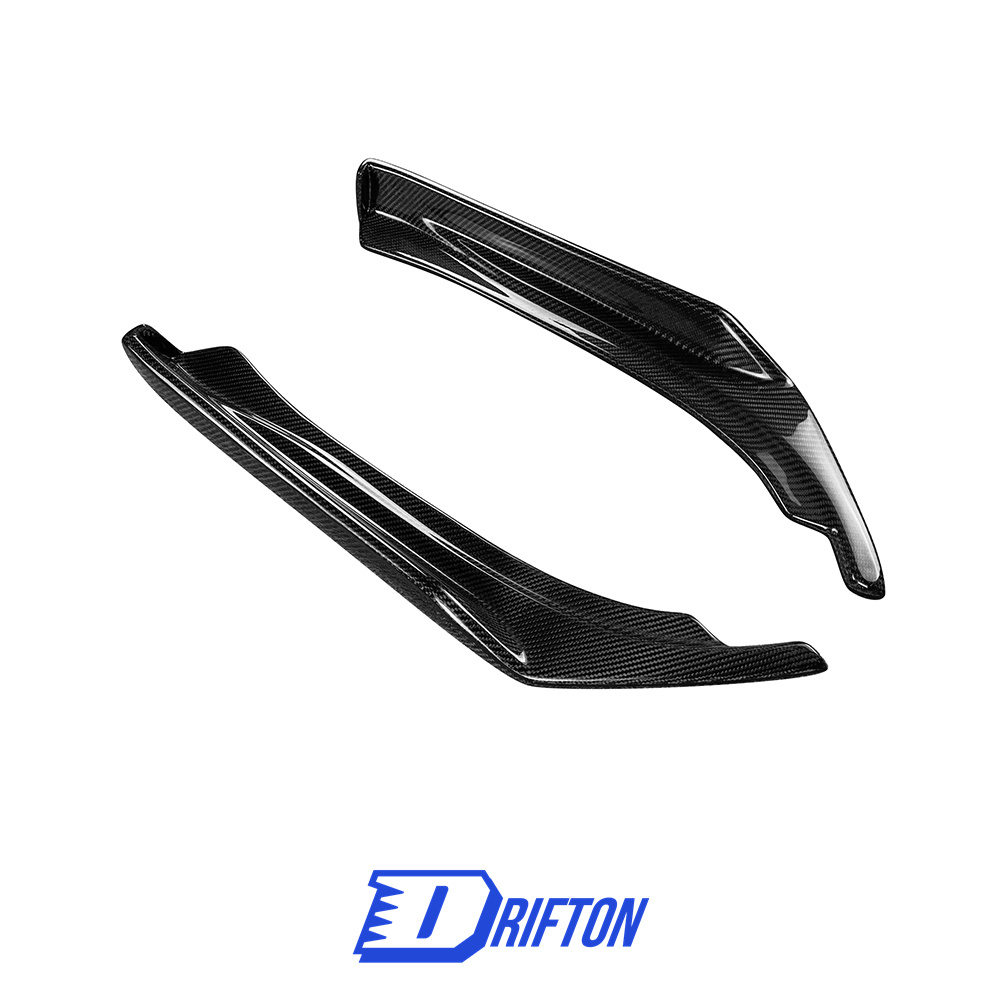 Carbon Fiber Rear Bumper Side Splitter For INFINITI Q50 2013-2024