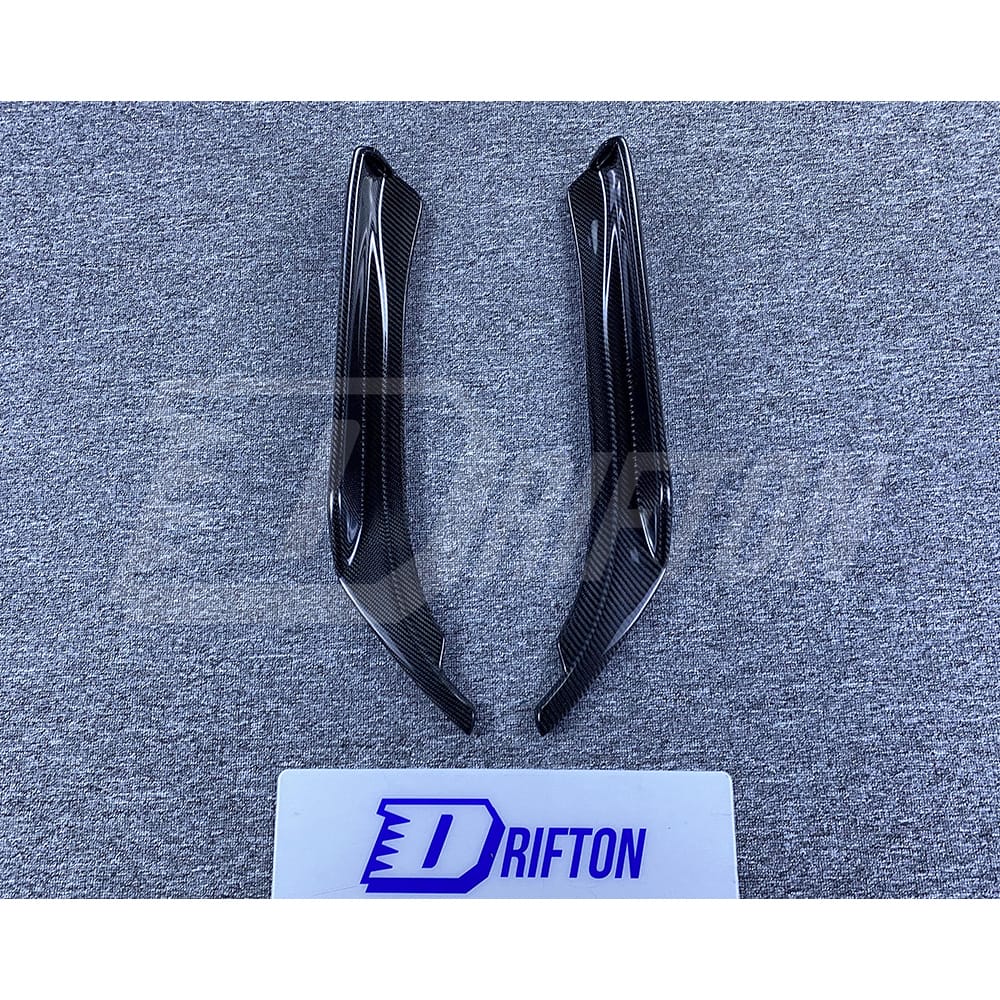 Carbon Fiber Rear Bumper Side Splitter For INFINITI Q50 2013-2024