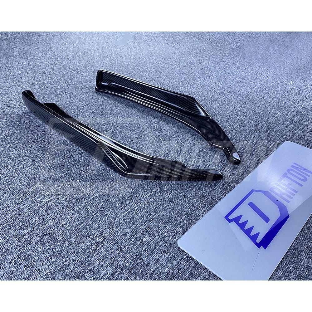 Carbon Fiber Rear Bumper Side Splitter For INFINITI Q50 2013-2024