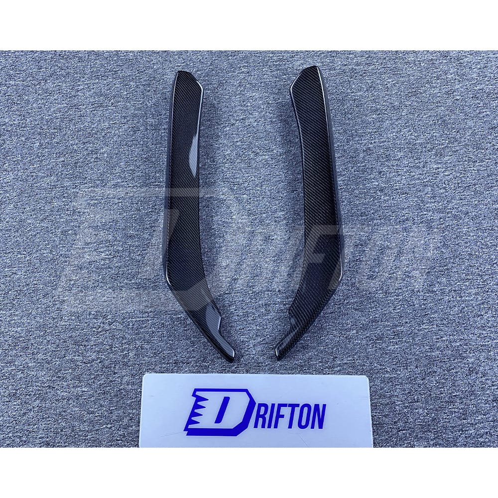 Carbon Fiber Rear Bumper Side Splitter For INFINITI Q50 2013-2024