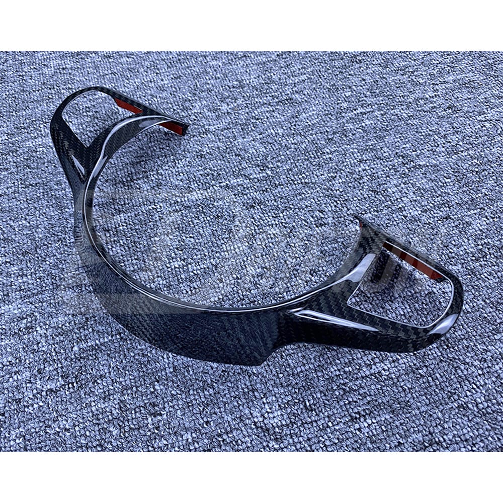 Dry Carbon Fiber Interiors Steering Wheel Switch Panel Trim Kits For Toyota Supra MK5 A90 A91 GR 2019-2024